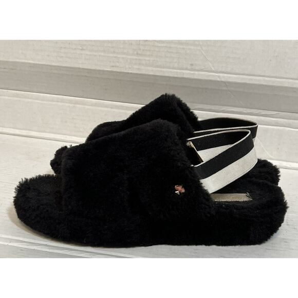 Kate Spade Mozzy Slipper soft Cozy Womens Size 7.5 Black Lightweight Open Toe - Picture 6 of 11